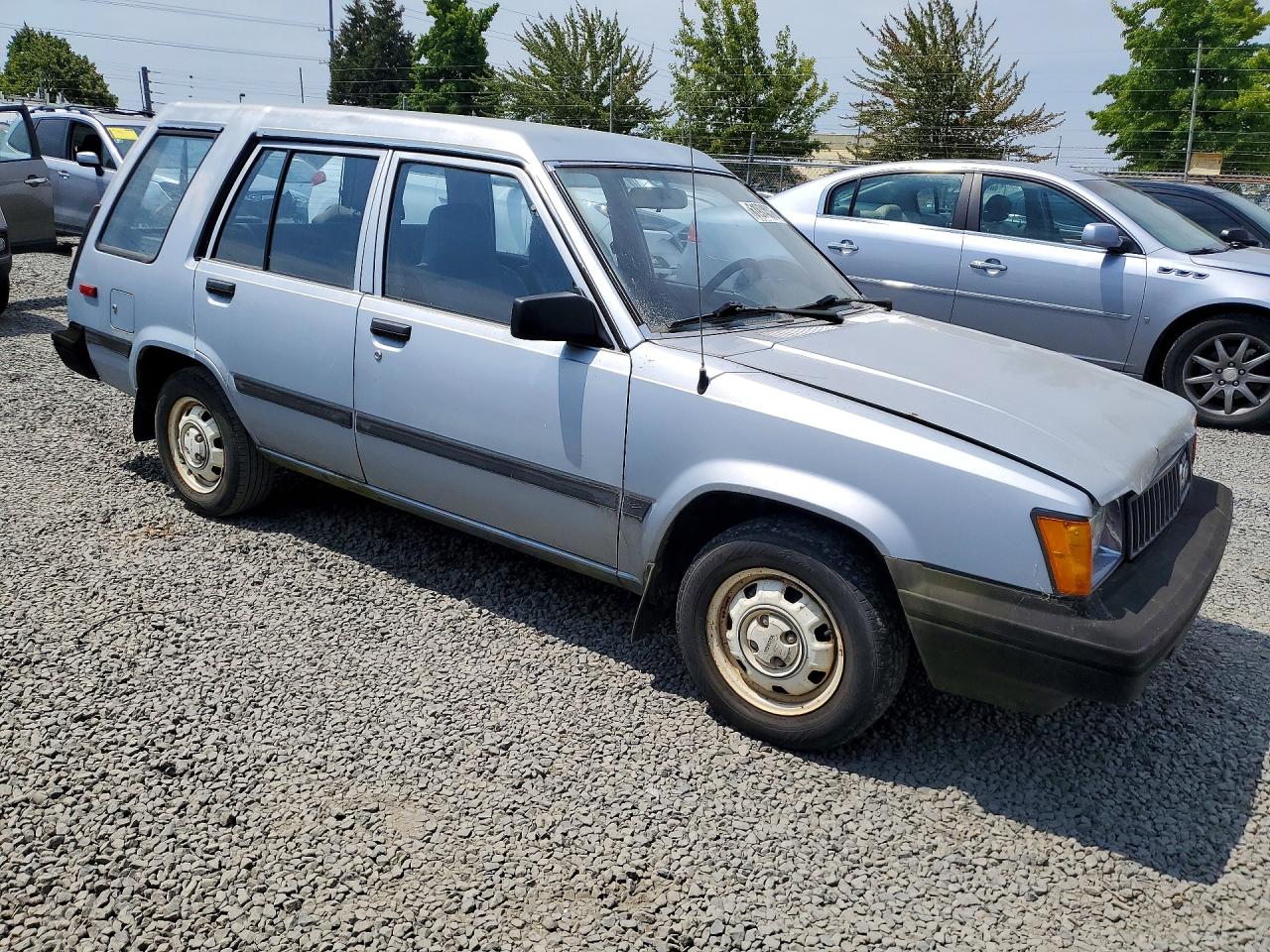 1986 Toyota Tercel Deluxe 4x4 Silver vin: JT2AL32W3G0244677