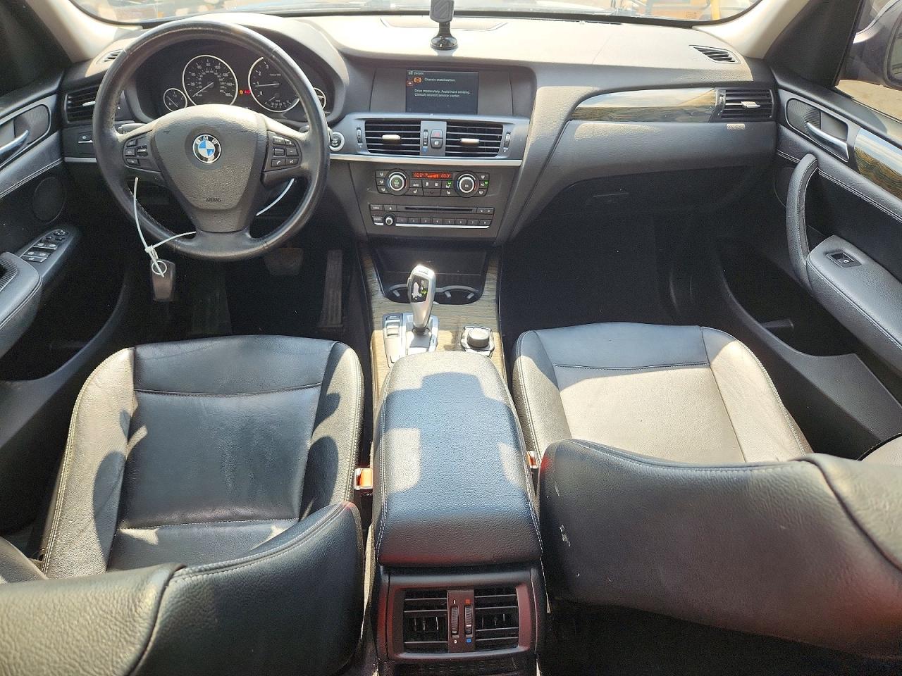 2013 Bmw X3 Xdrive28i Black vin: 5UXWX9C50D0A21956