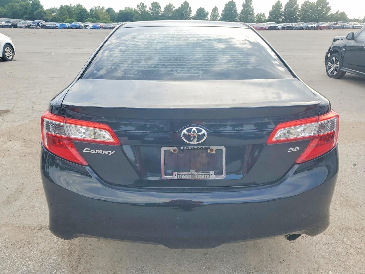 2012 Toyota Camry Se Black vin: 4T1BF1FK6CU133621