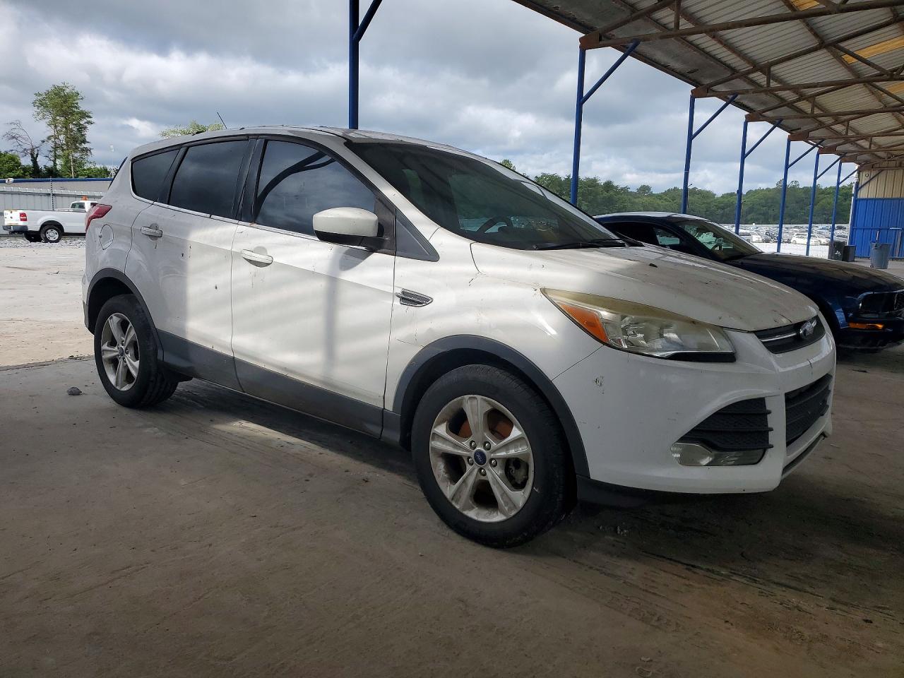 2014 Ford Escape Se White vin: 1FMCU9GXXEUE01205