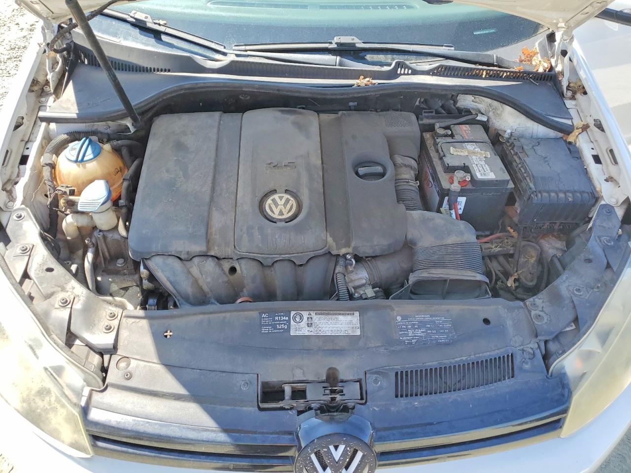 2010 Volkswagen Golf White vin: WVWBA7AJ9AW125681