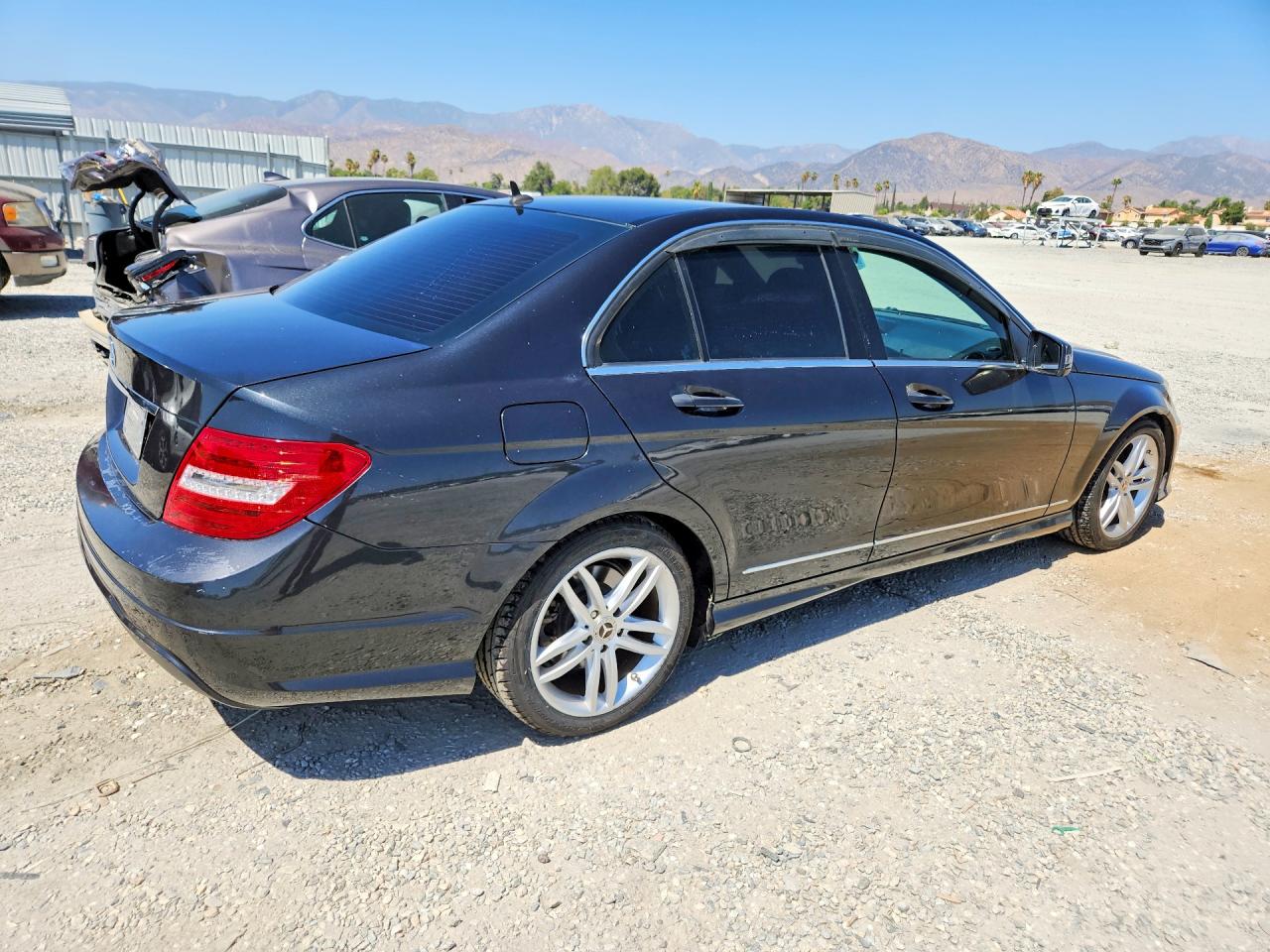 2013 Mercedes-benz C 250 Black vin: WDDGF4HB0DA768464