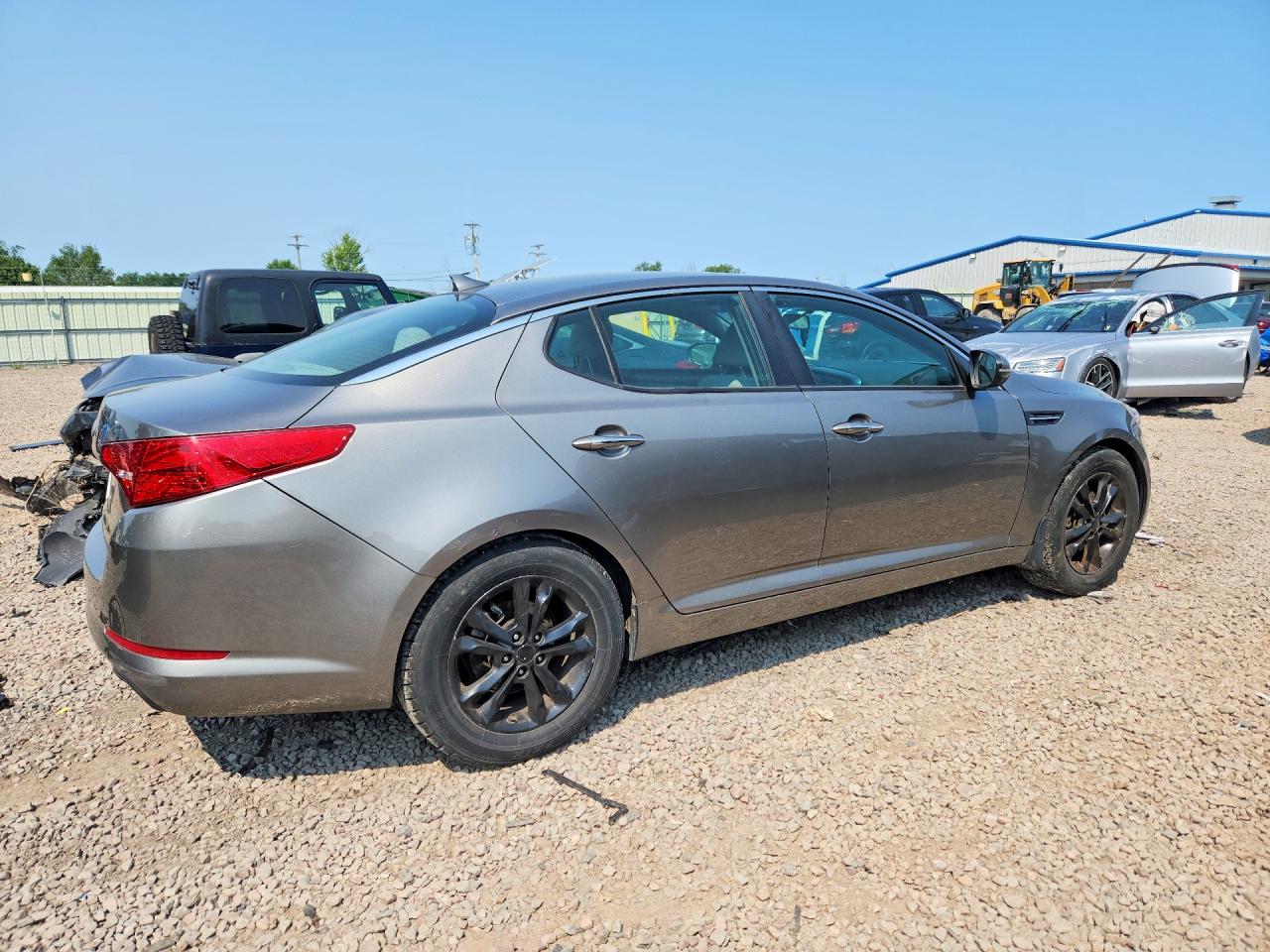 2013 Kia Optima Lx Серый vin: 5XXGM4A76DG228515