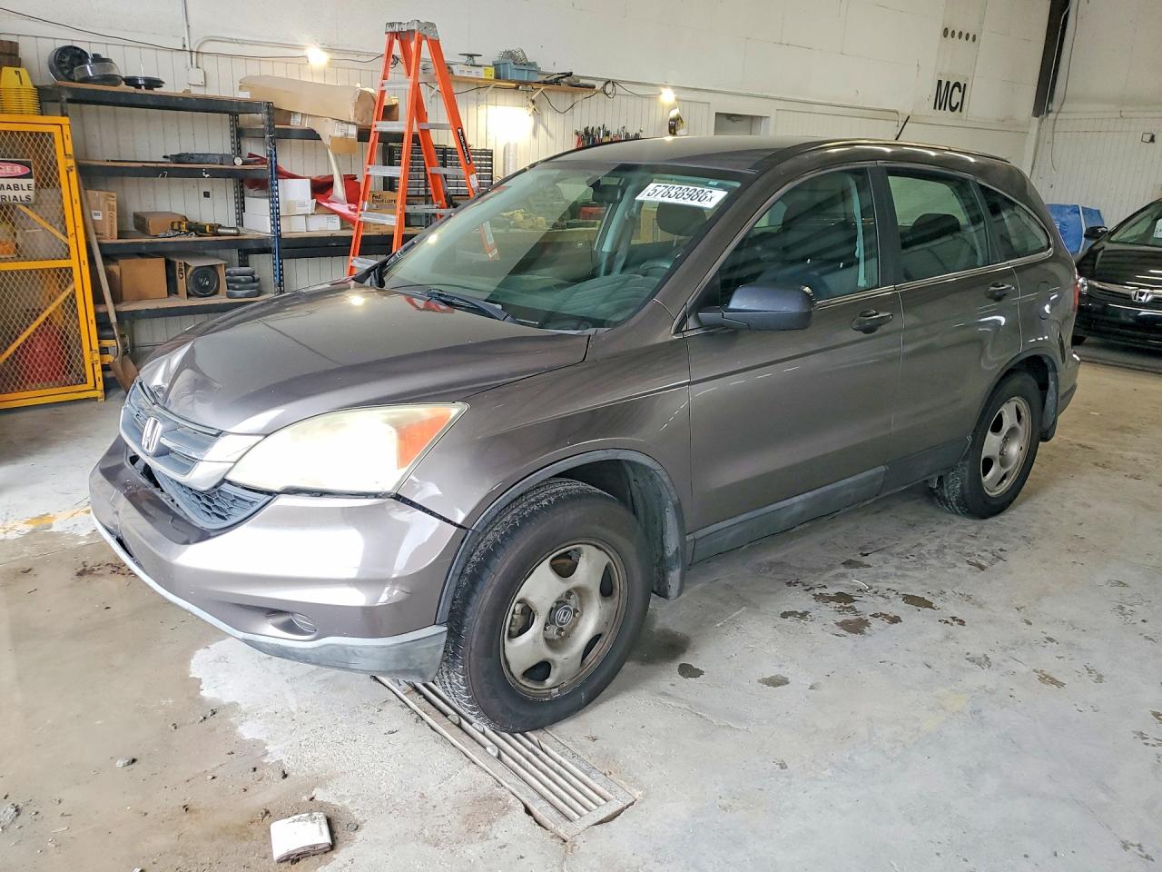 2010 Honda Cr-v Lx Коричневый vin: 5J6RE3H38AL014182