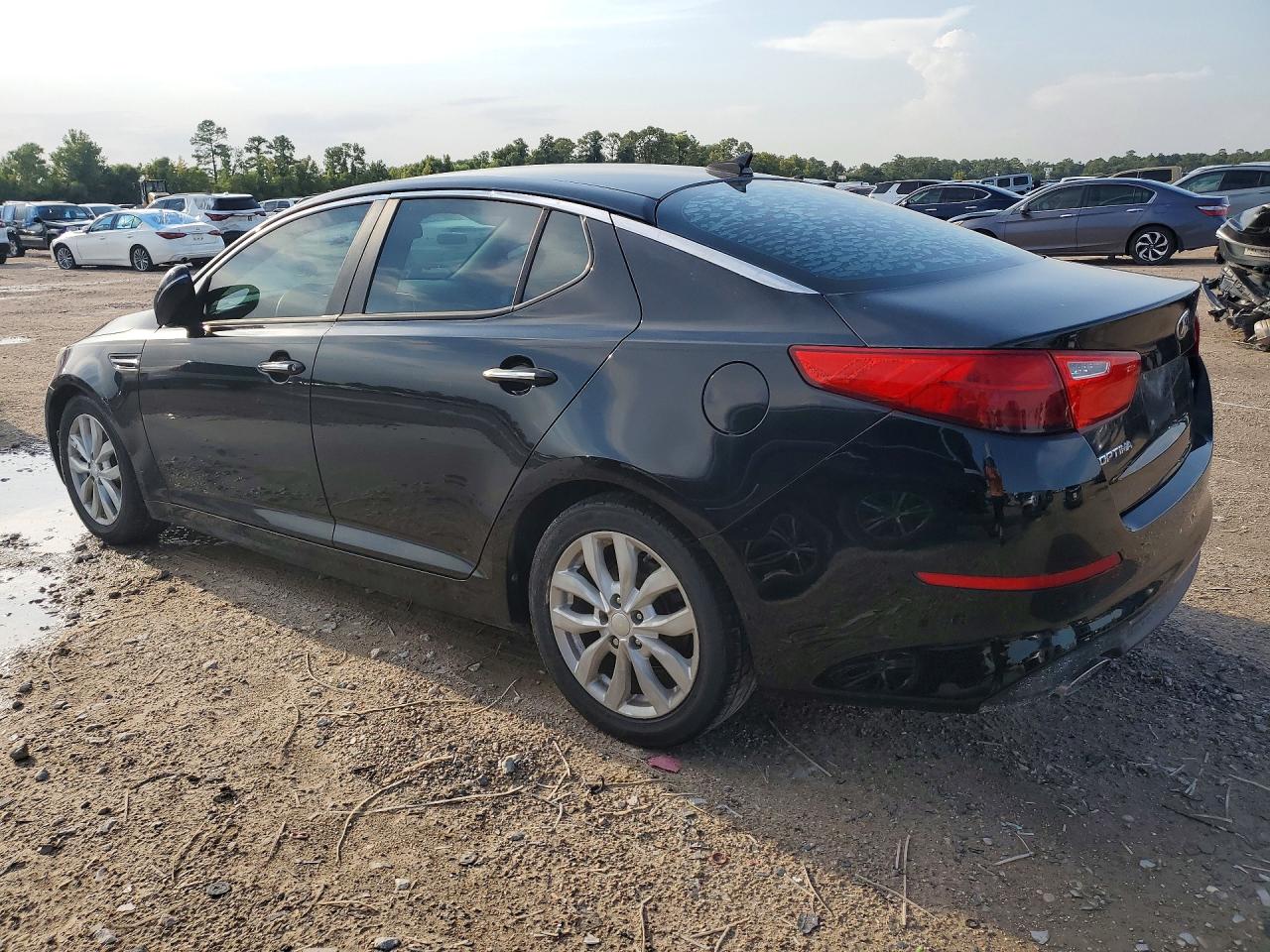 2015 Kia Optima Lx Black vin: 5XXGM4A71FG357717