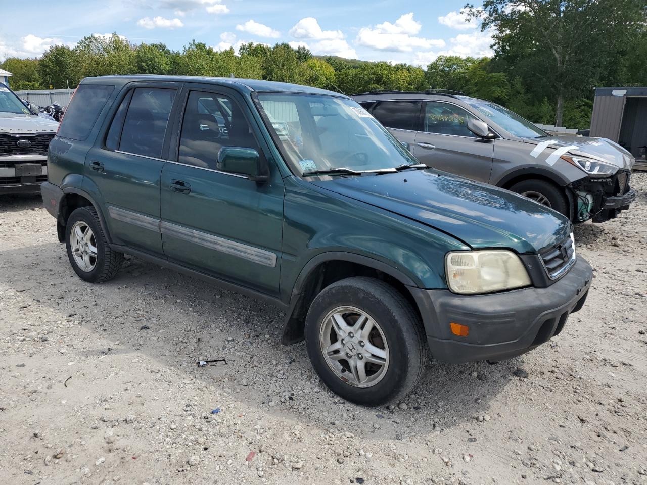 1999 Honda Cr-v Ex Зеленый vin: JHLRD1864XC071479