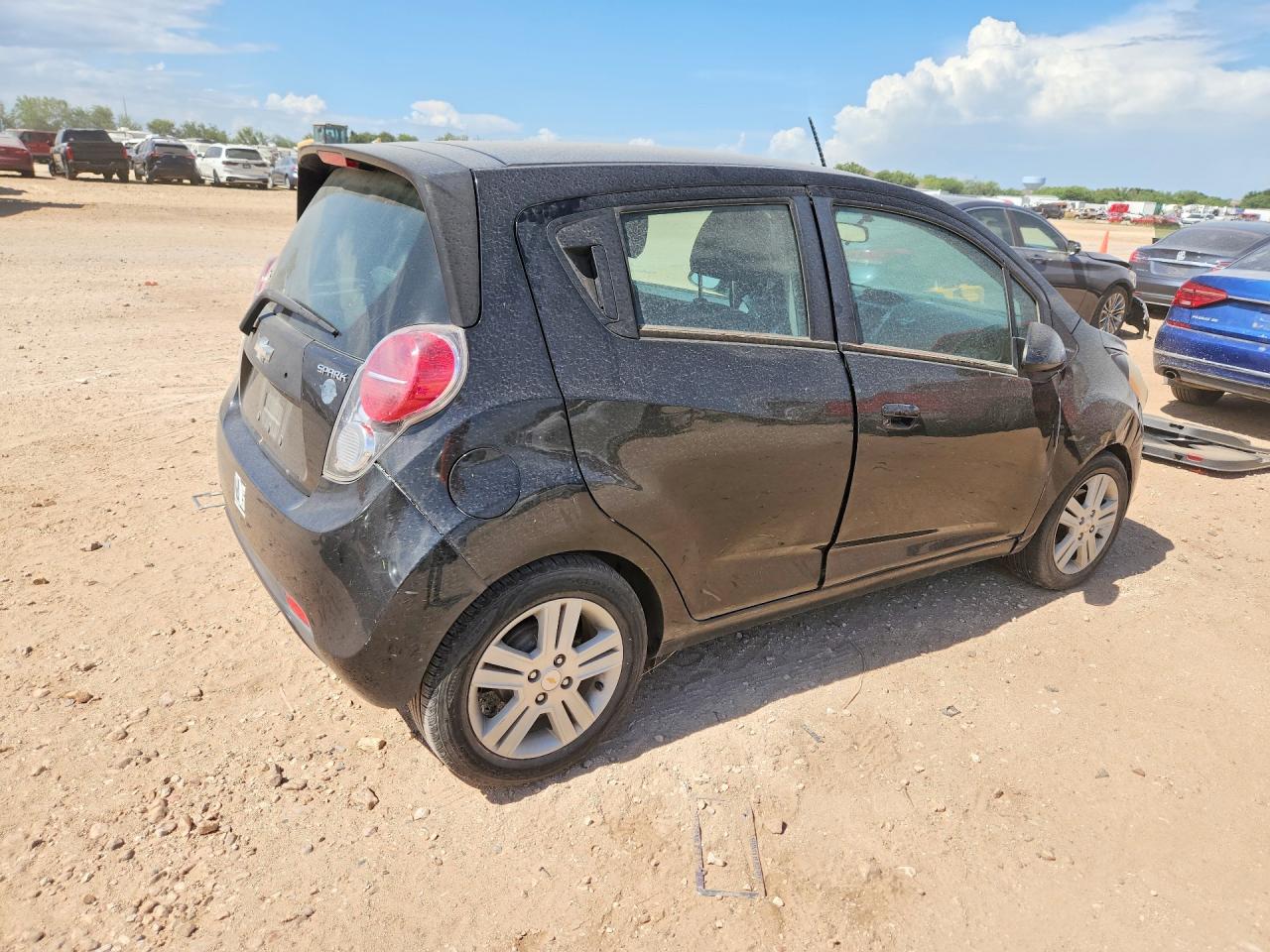 2015 Chevrolet Spark Ls Black vin: KL8CB6S99FC730785