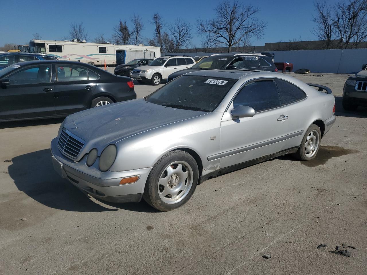 1998 Mercedes-benz Clk 320 Silver vin: WDBLJ65G3WF024431