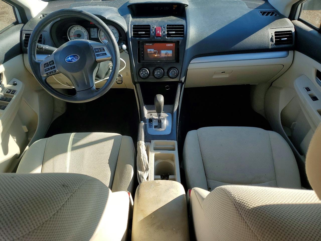 2014 Subaru Impreza Premium White vin: JF1GJAC69EH013670