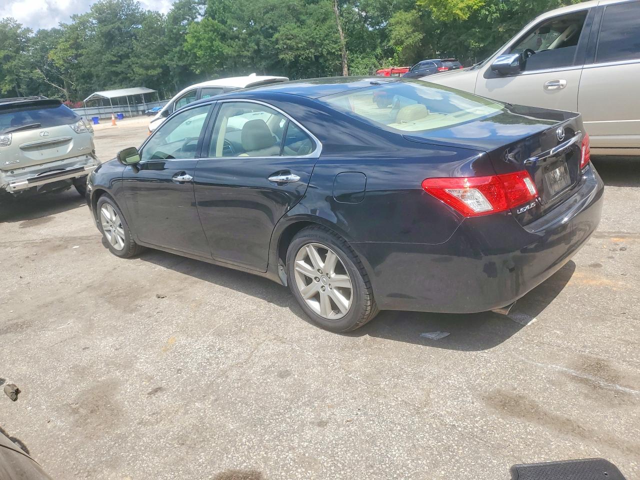 2009 Lexus Es 350 Black vin: JTHBJ46G192332403