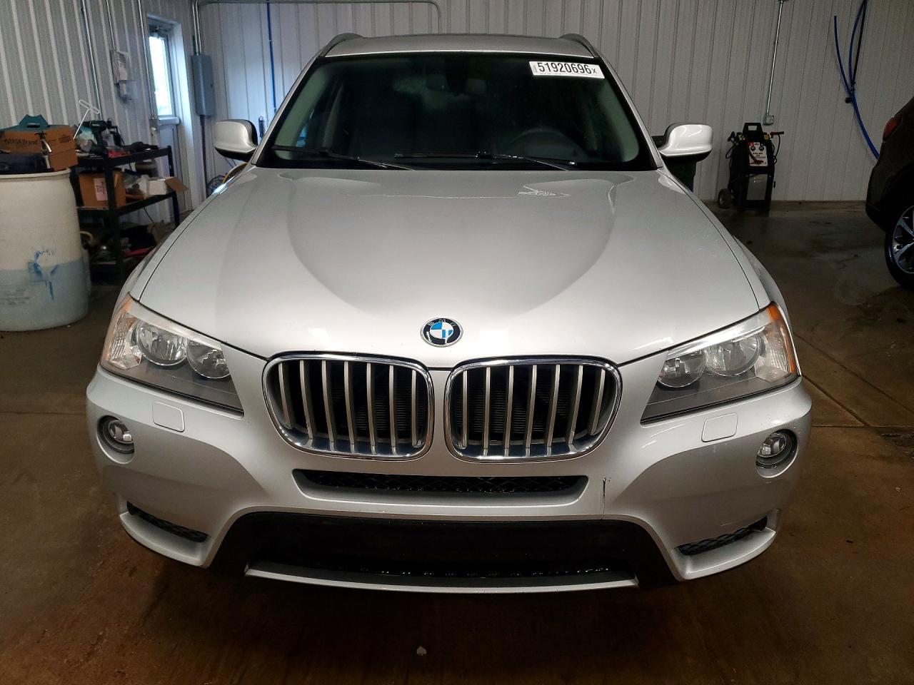 2014 Bmw X3 Xdrive28i Silver vin: 5UXWX9C50E0D29520