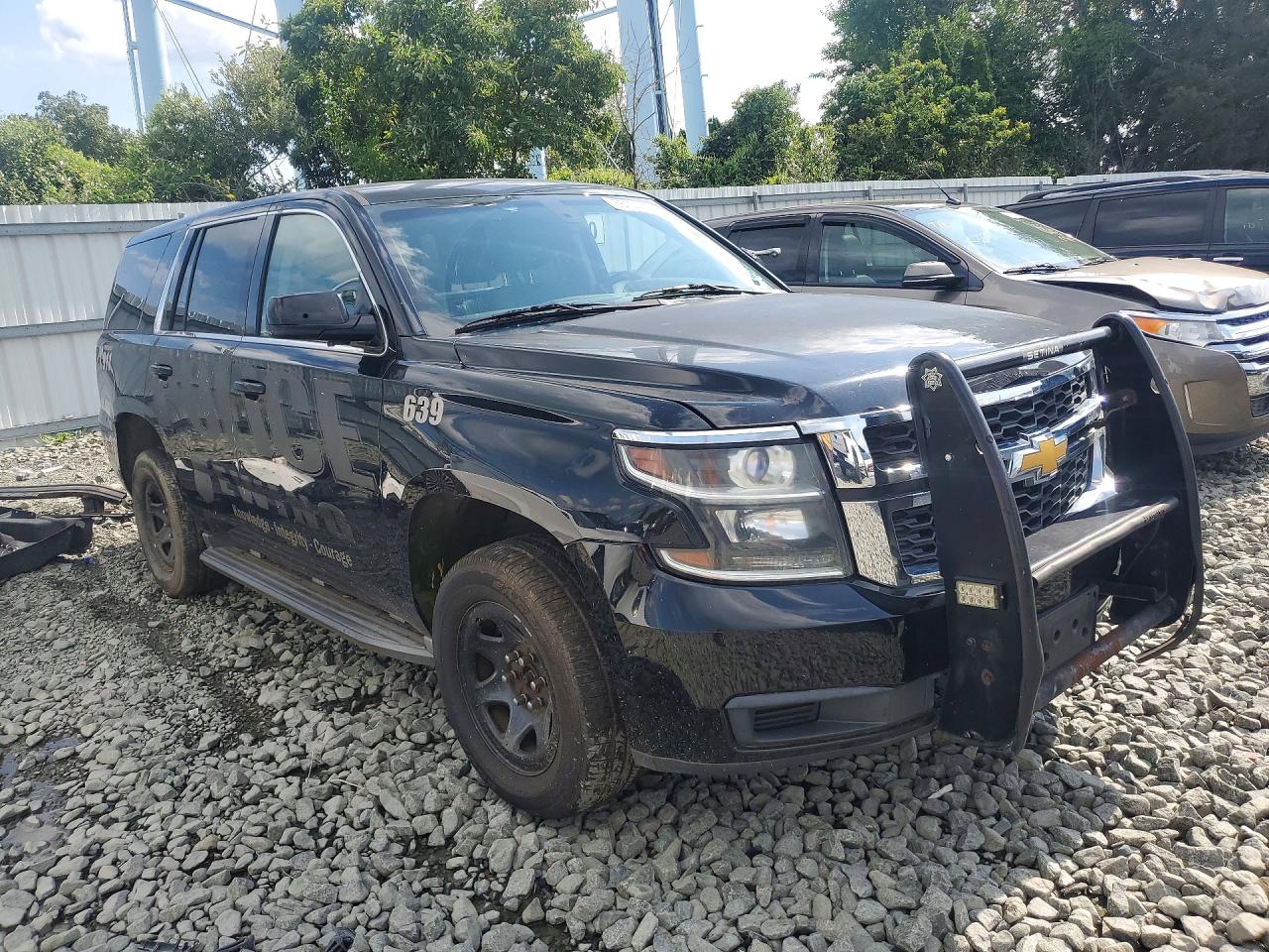 2015 Chevrolet Tahoe Police Black vin: 1GNSK2EC9FR654668