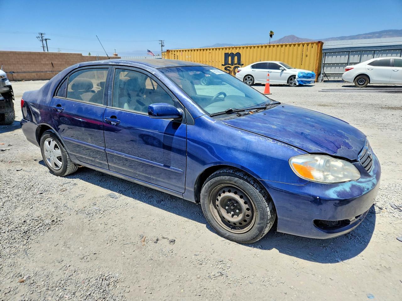 2005 Toyota Corolla Le Blue vin: 1NXBR32E35Z516650