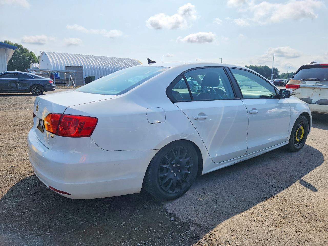 2014 Volkswagen Jetta Se Белый vin: 3VWD17AJXEM294572