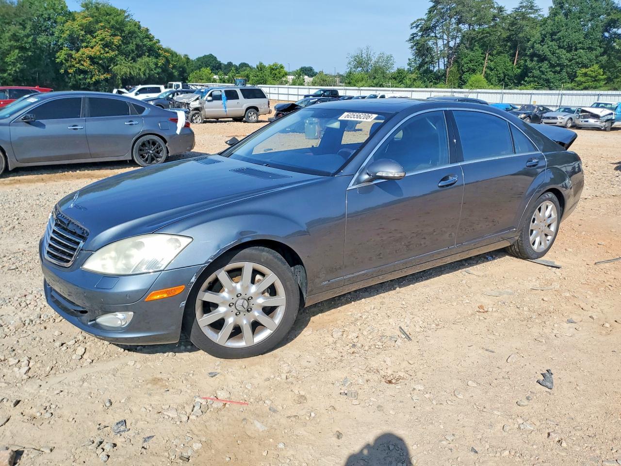 2007 Mercedes-benz S 550 Серый vin: WDDNG71X77A074015