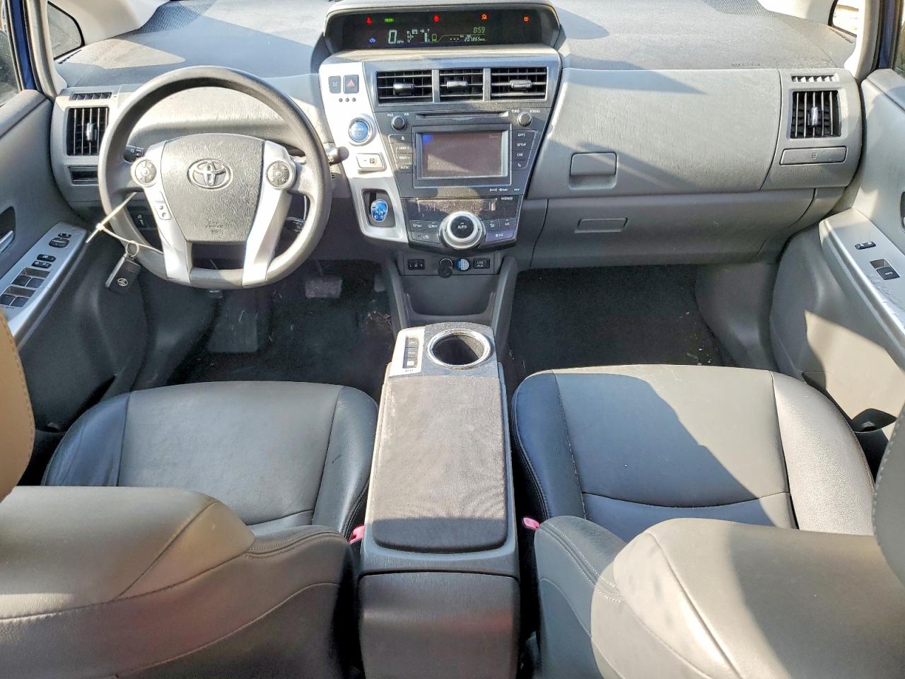 2012 Toyota Prius V Five Blue vin: JTDZN3EU3C3057057