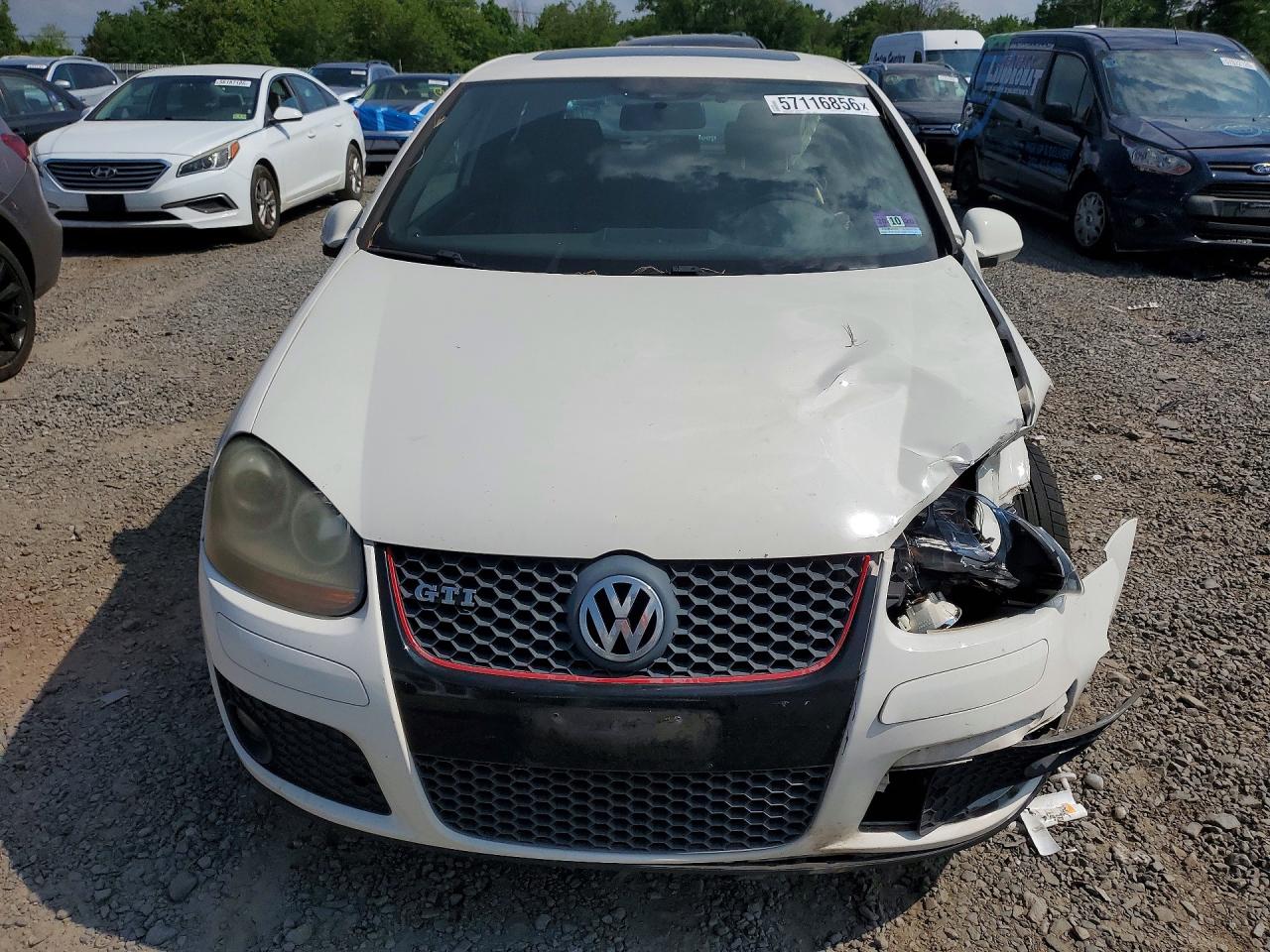 2008 Volkswagen Gti Белый vin: WVWEV71K98W115916