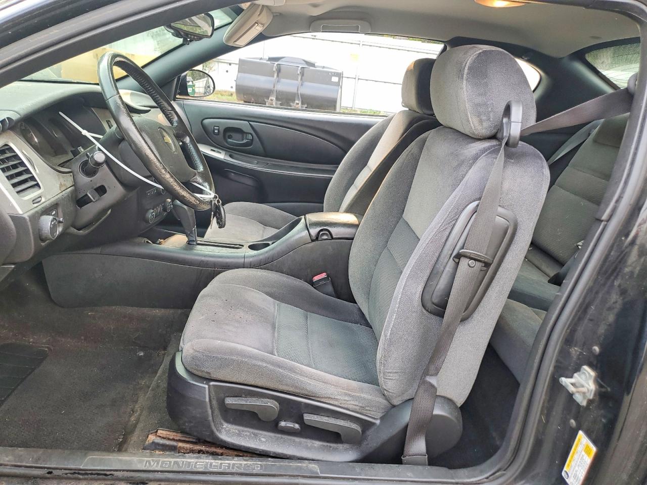 2007 Chevrolet Monte Carlo Lt Black vin: 2G1WK16K279111130