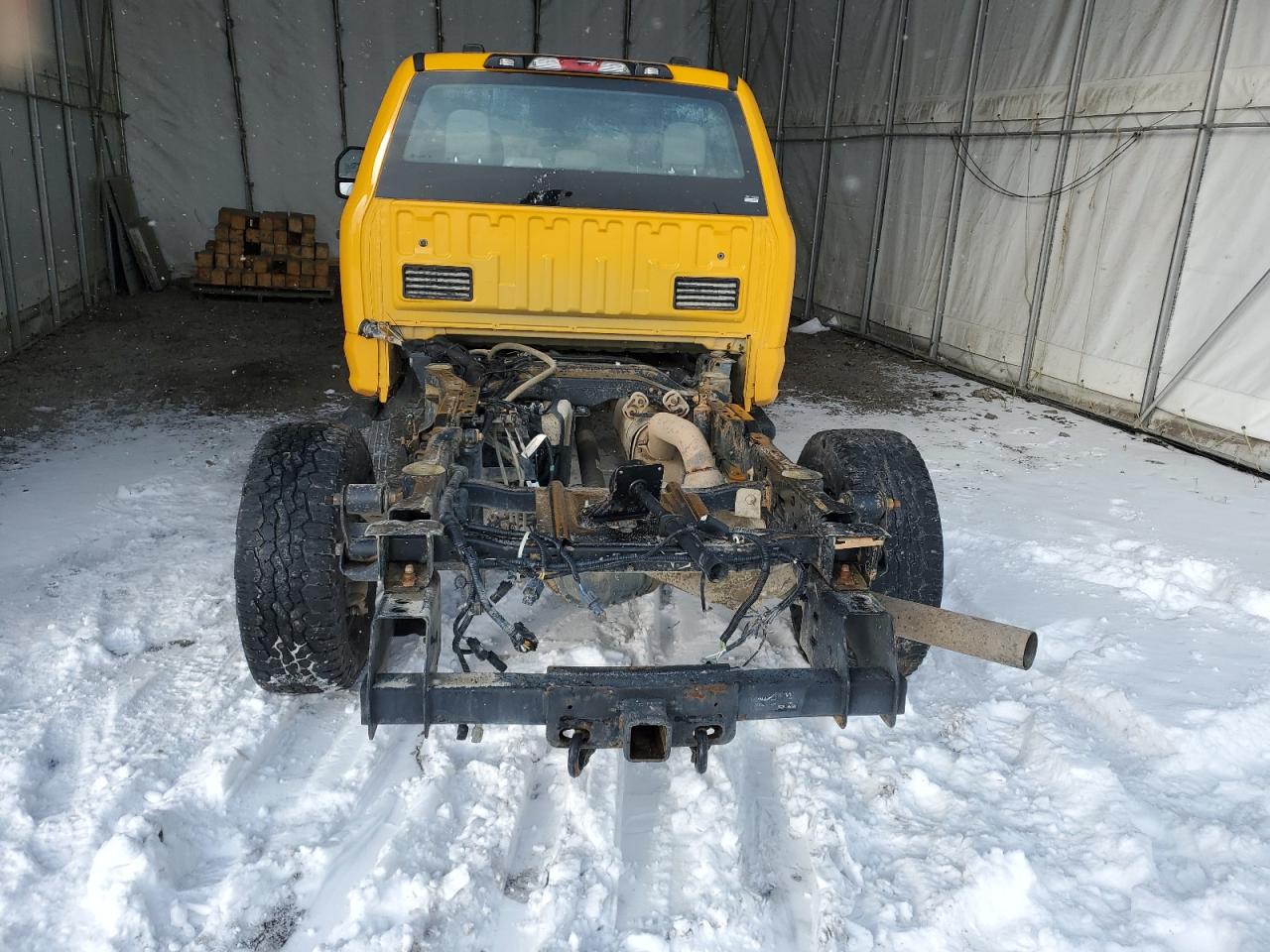 2020 Ford F250 Super Duty Yellow vin: 1FT7W2B67LEE12854 Damage: Pickup Bed, Missing, Replacement Required
