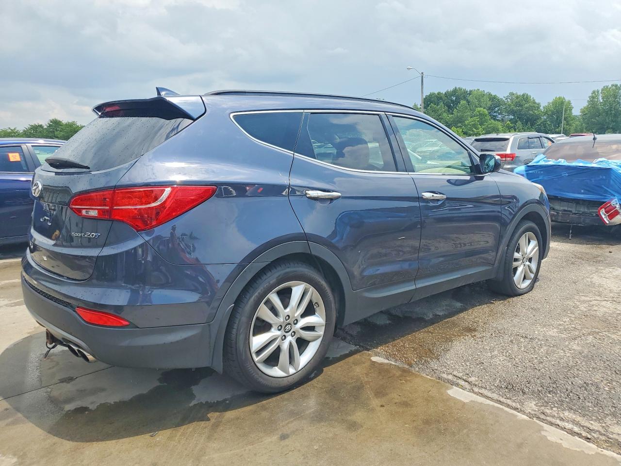 2014 Hyundai Santa Fe Sport 2.0t Blue vin: 5XYZU3LA1EG169236