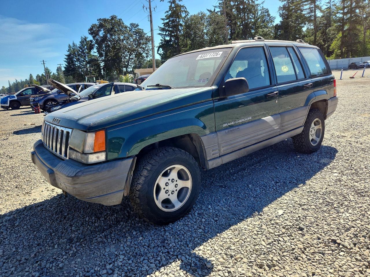 1997 Jeep Grand Cherokee Laredo Зеленый vin: 1J4GZ58S6VC727280