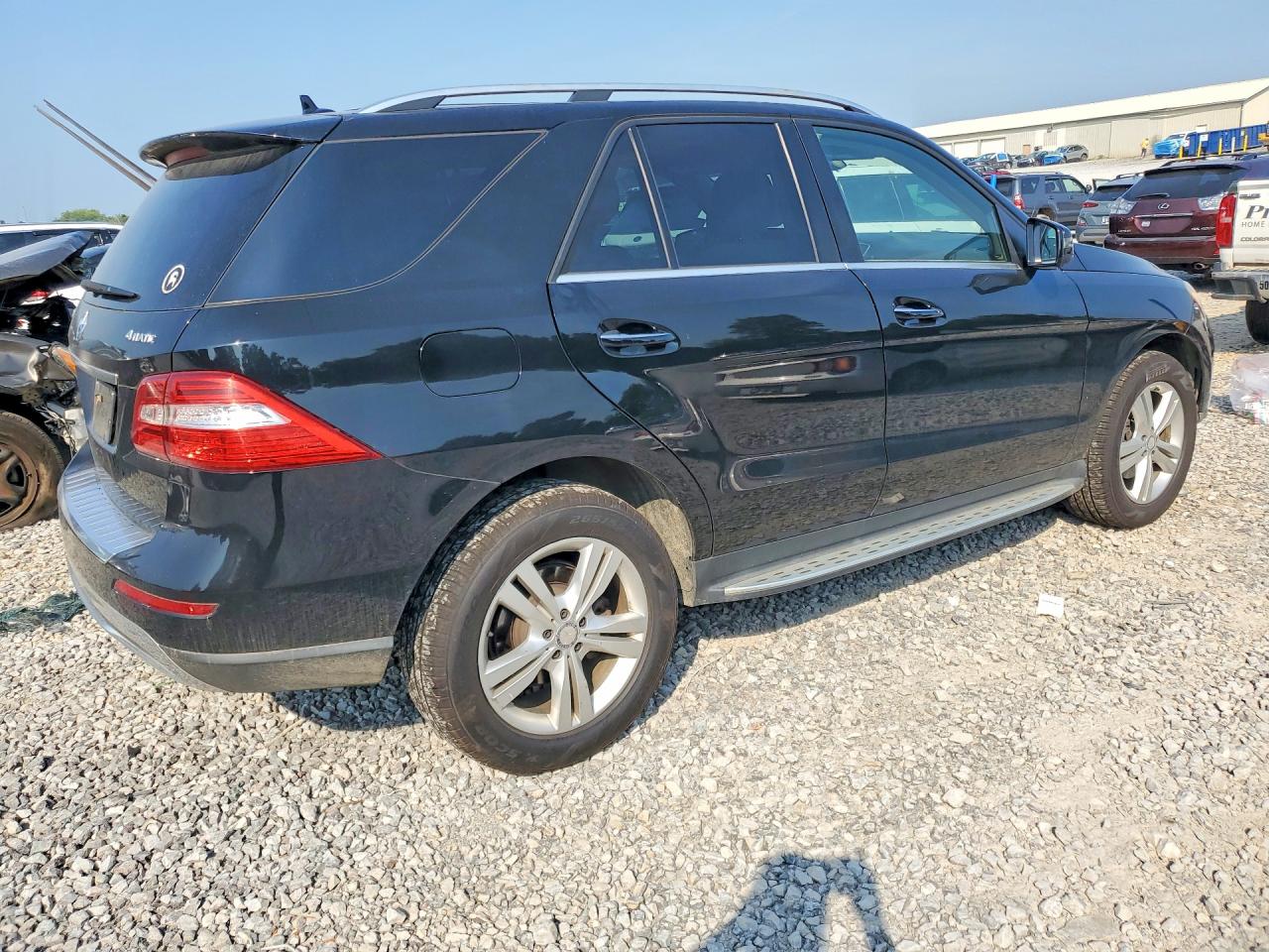 2015 Mercedes-benz Ml 350 4matic Black vin: 4JGDA5HB3FA617425