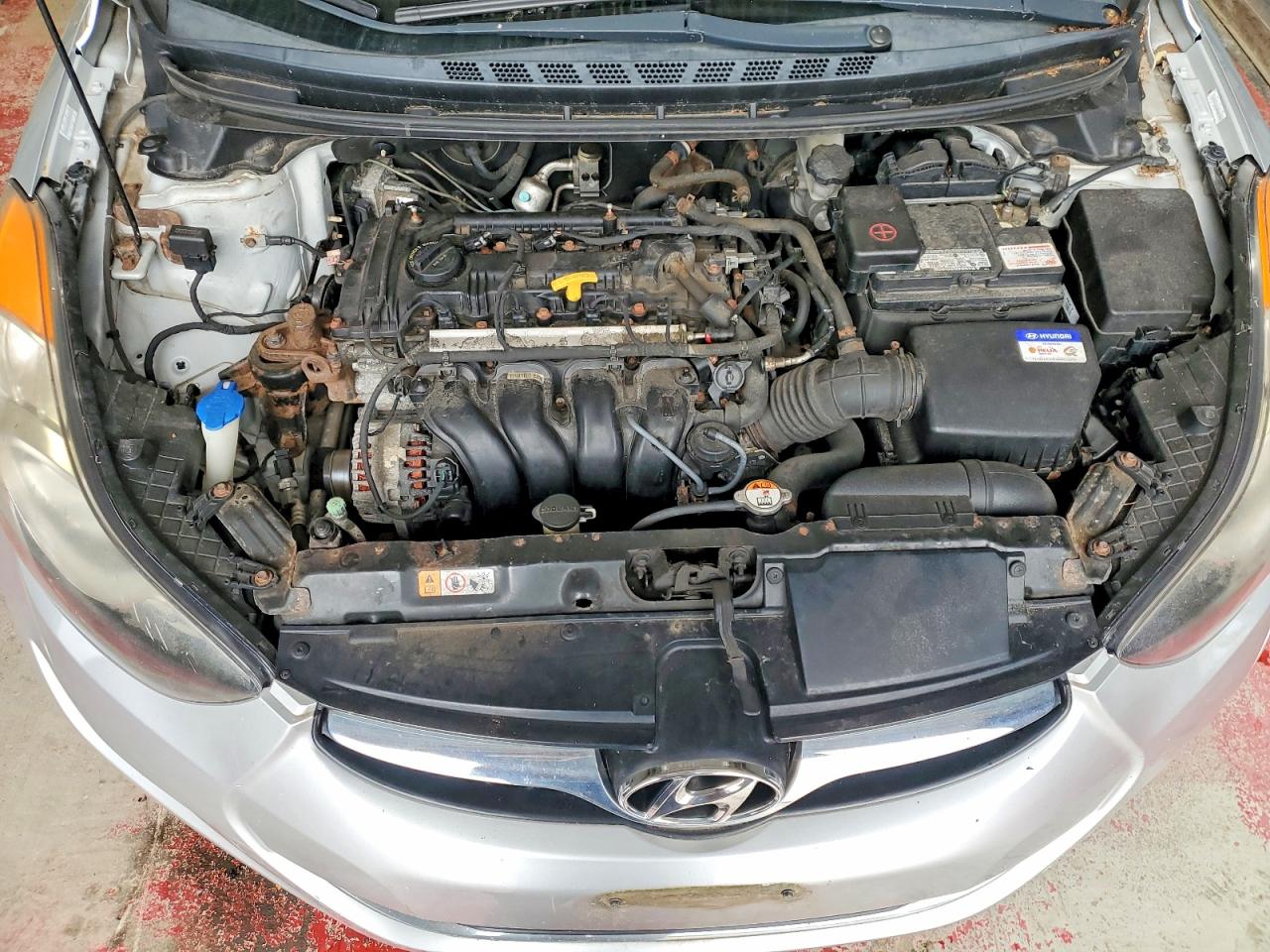 2013 Hyundai Elantra Gls Silver vin: KMHDH4AE4DU490643