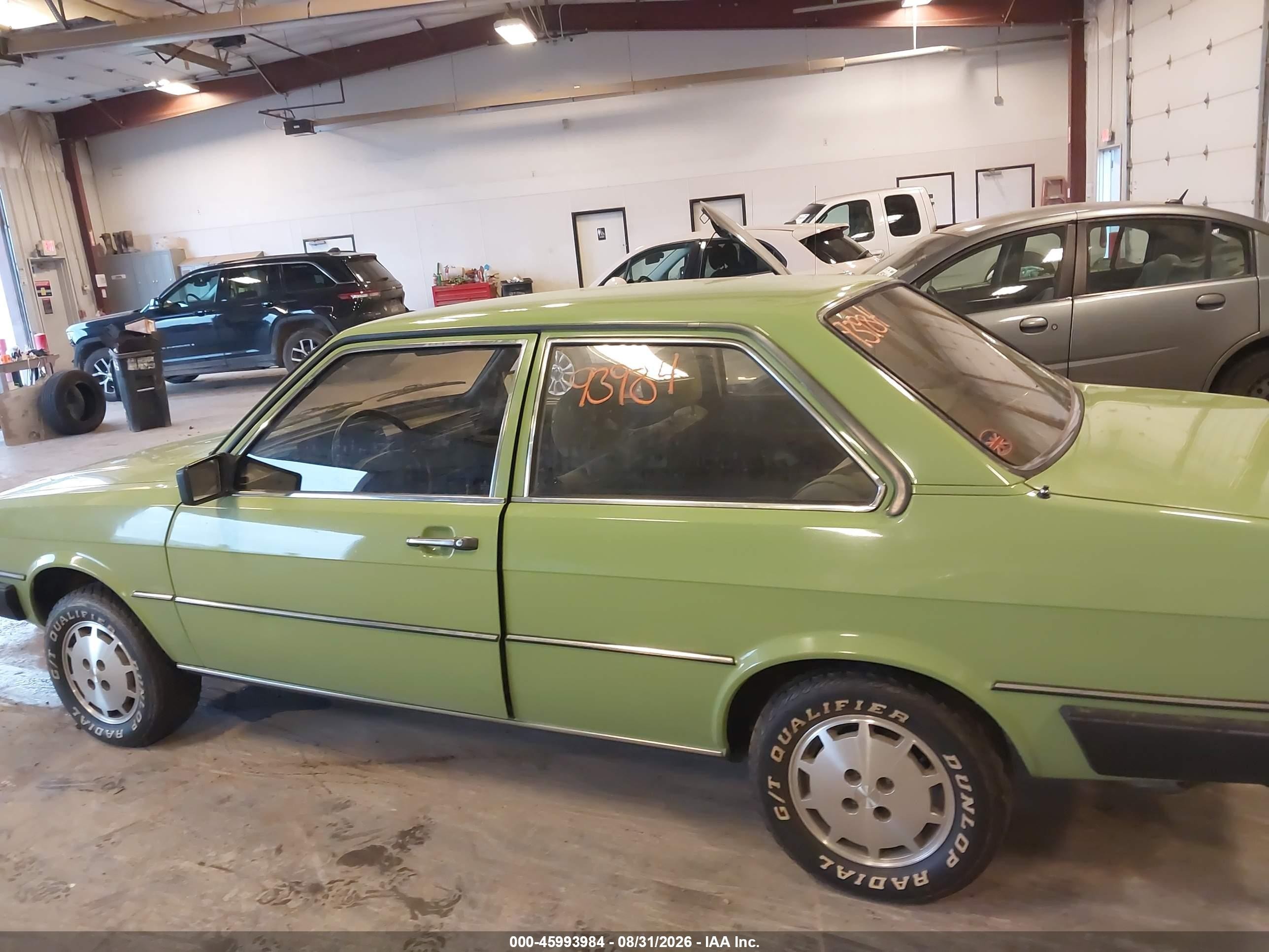 1980 Audi 4000 Green vin: 81A0128858