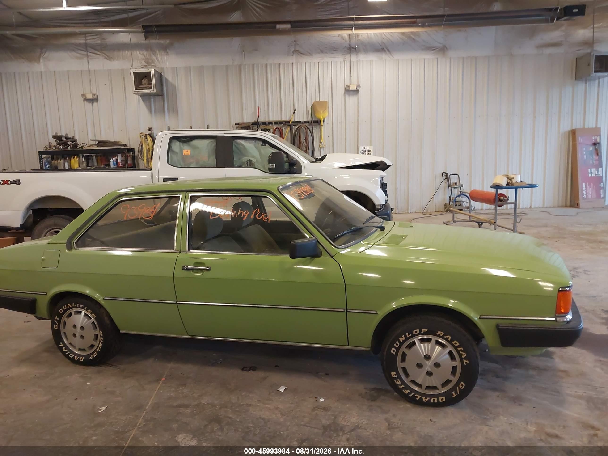 1980 Audi 4000 Green vin: 81A0128858