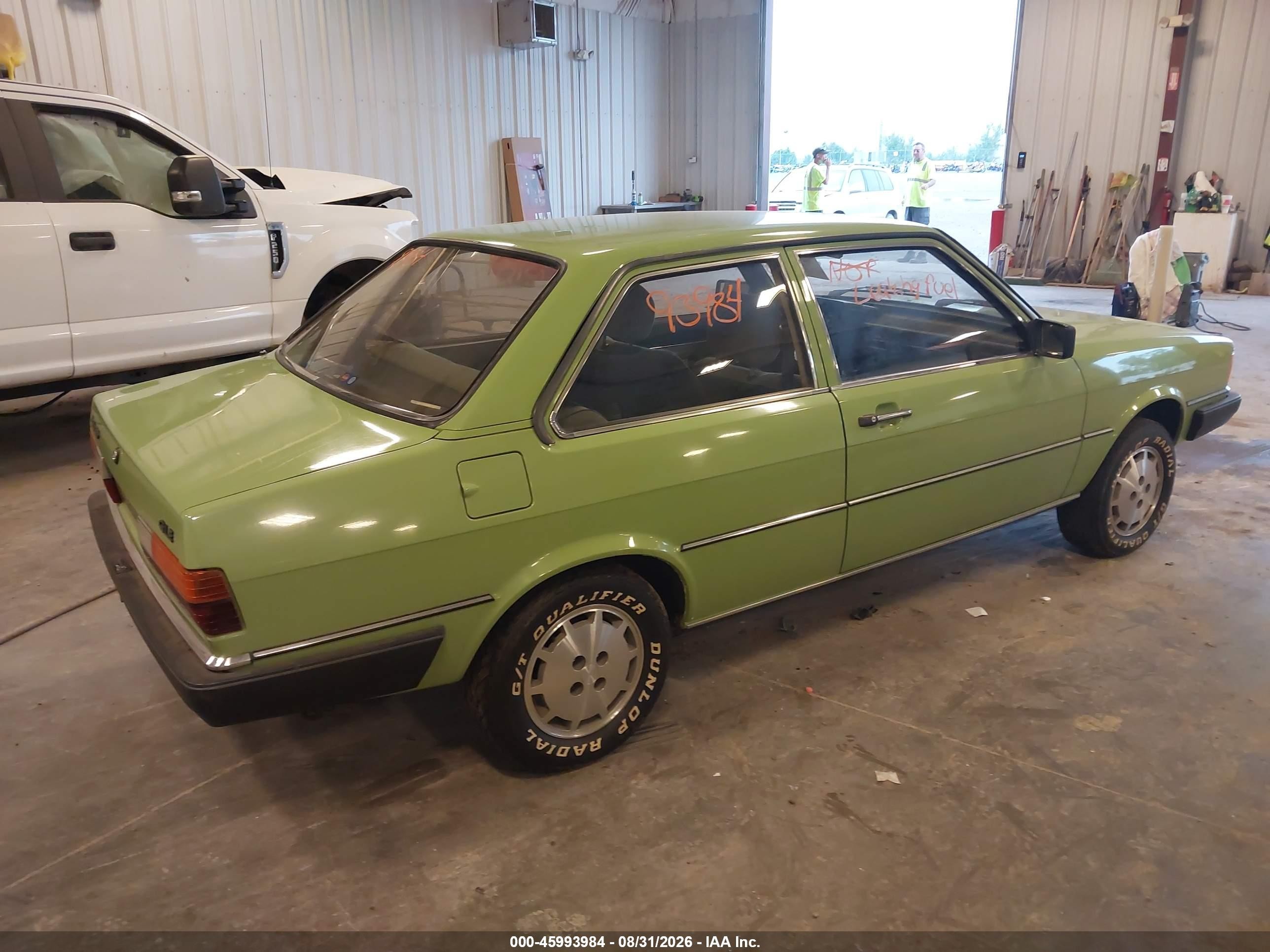 1980 Audi 4000 Green vin: 81A0128858