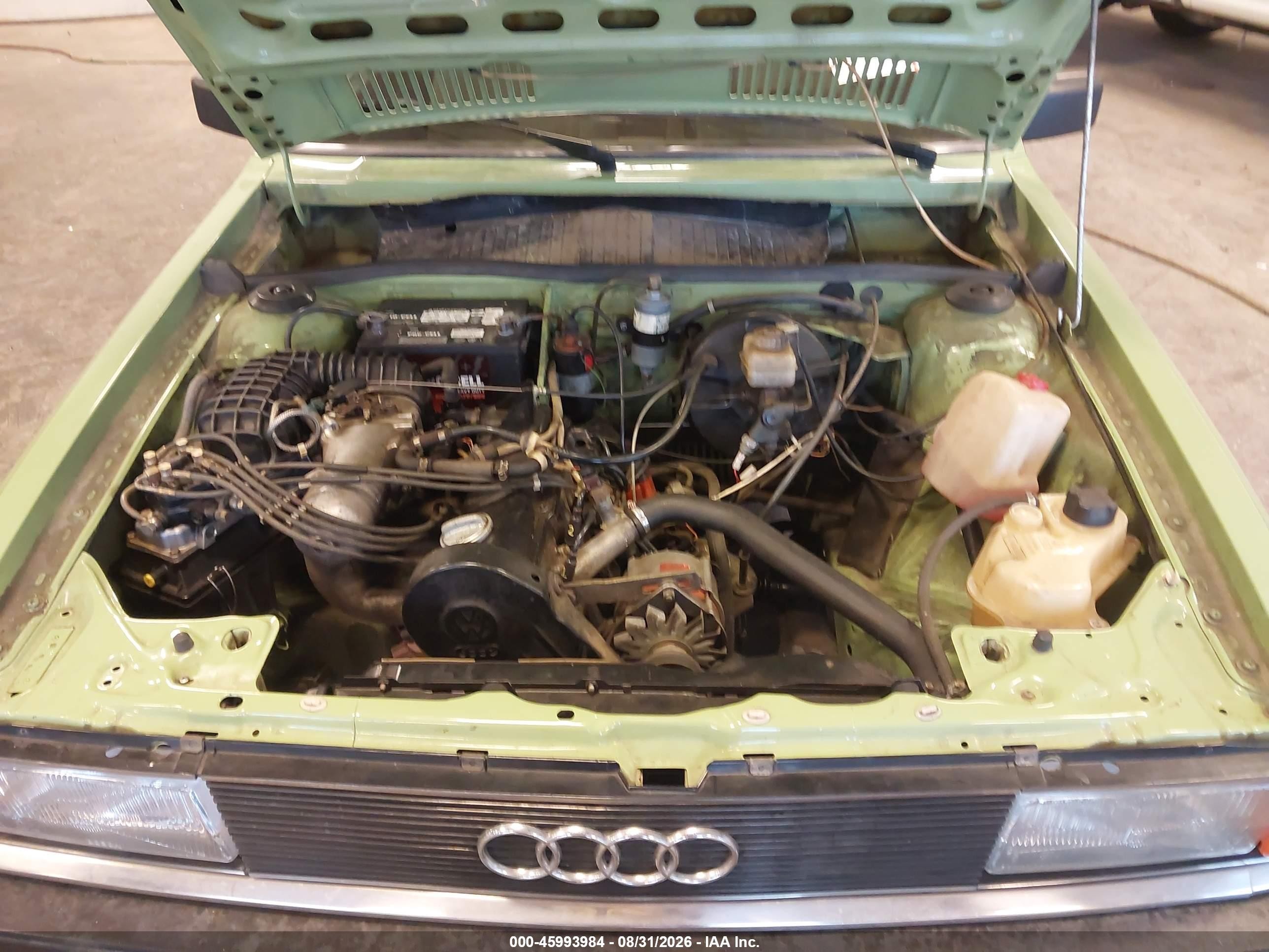 1980 Audi 4000 Green vin: 81A0128858