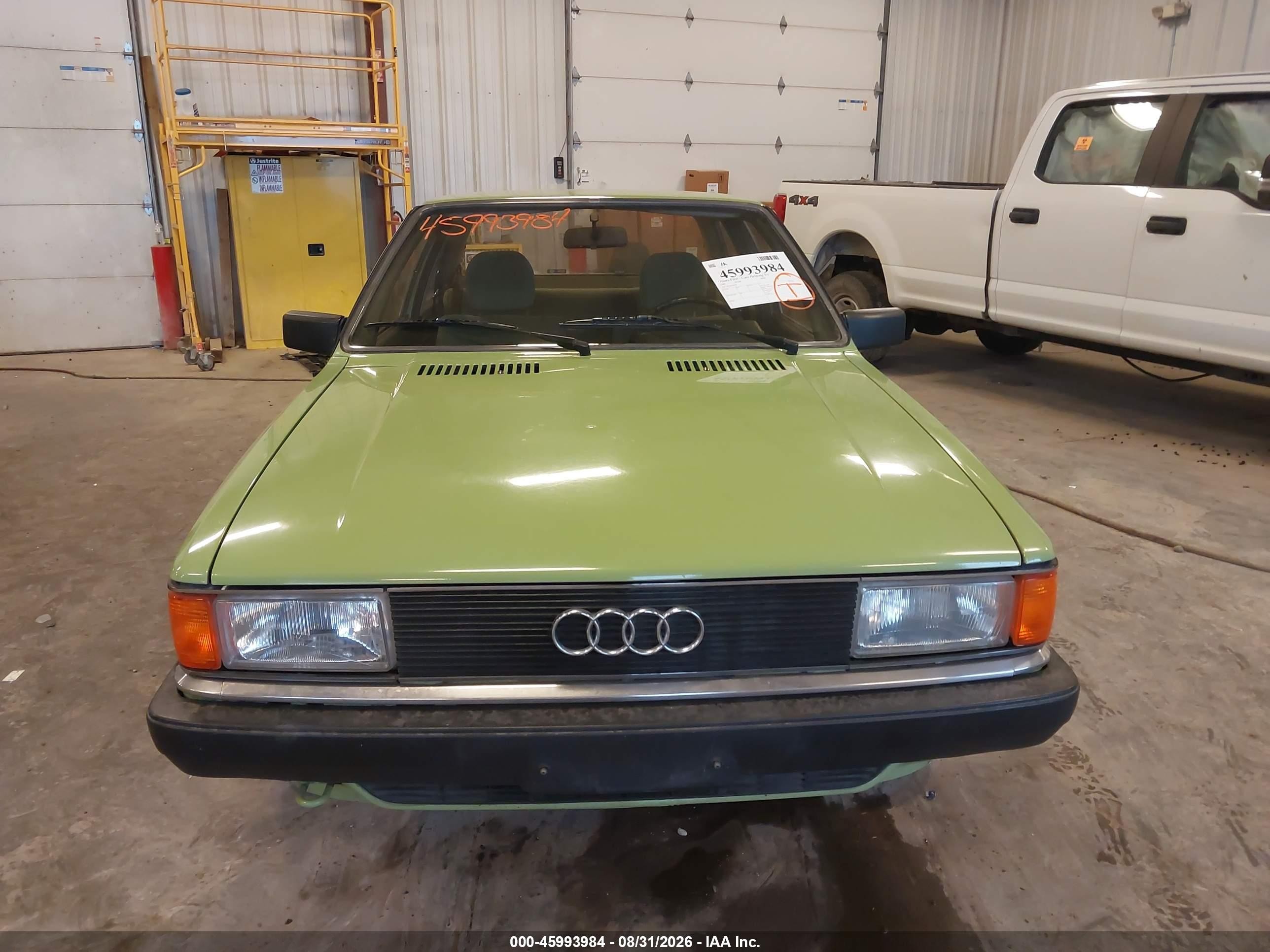 1980 Audi 4000 Green vin: 81A0128858