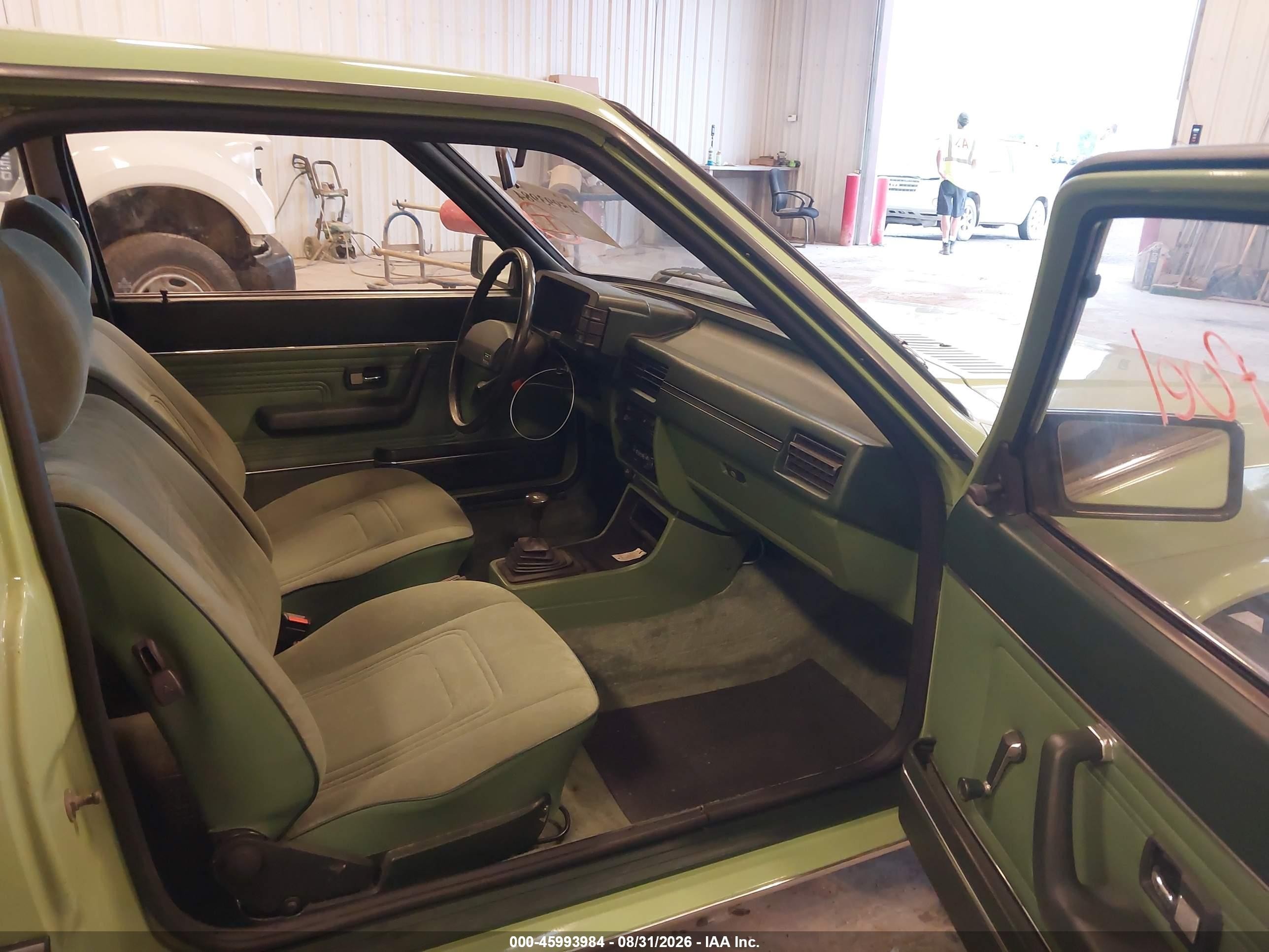 1980 Audi 4000 Green vin: 81A0128858