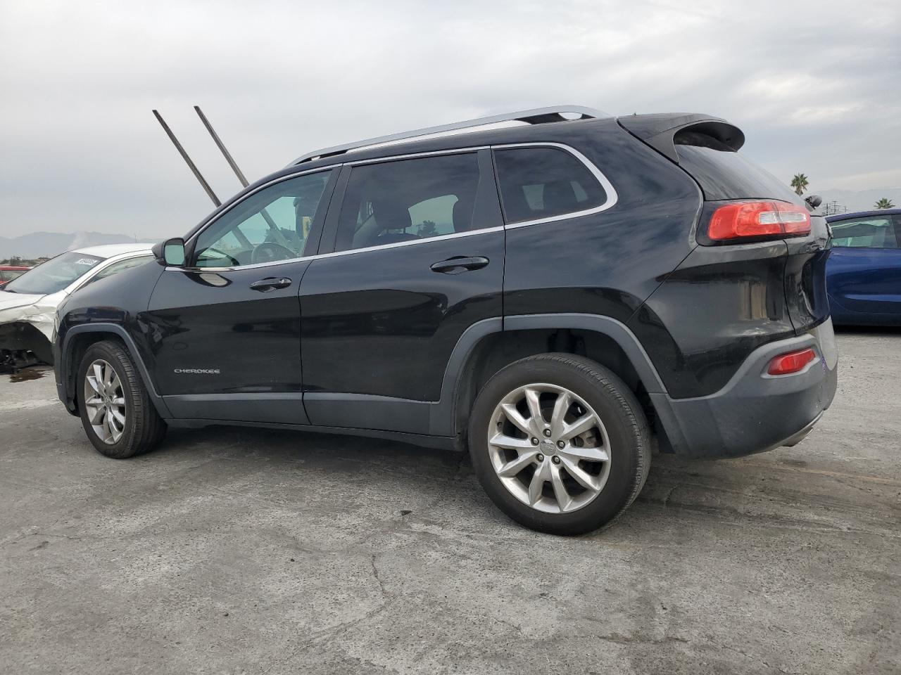 2014 Jeep Cherokee Limited Black vin: 1C4PJLDB2EW200004