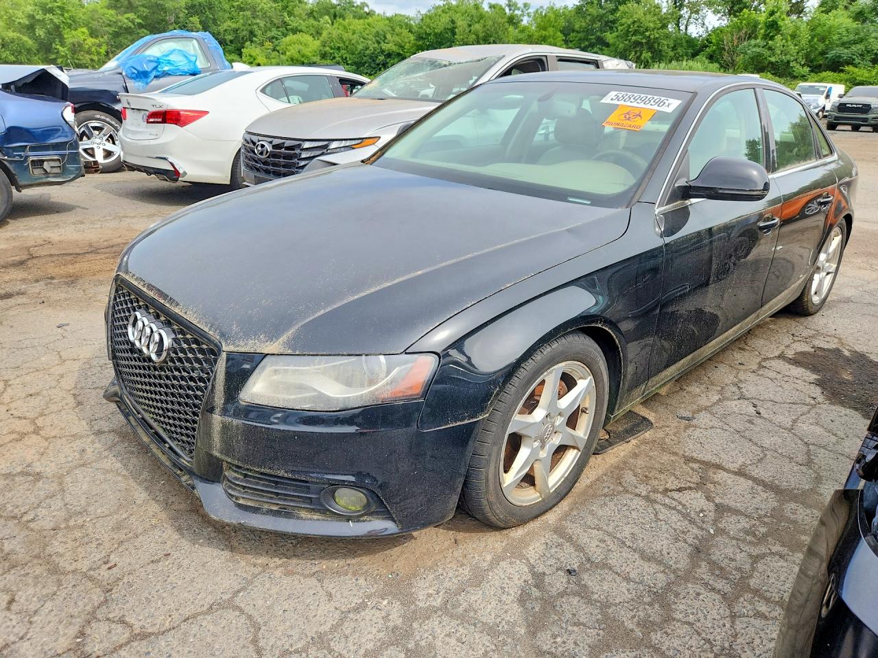 2009 Audi A4 Premium Plus Черный vin: WAUSF78K09N054904