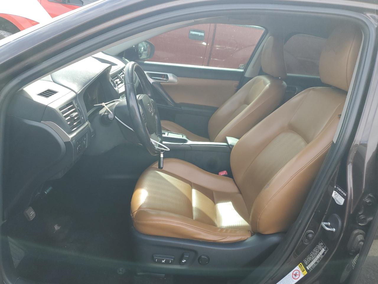 2012 Lexus Ct 200 Brown vin: JTHKD5BH8C2075744