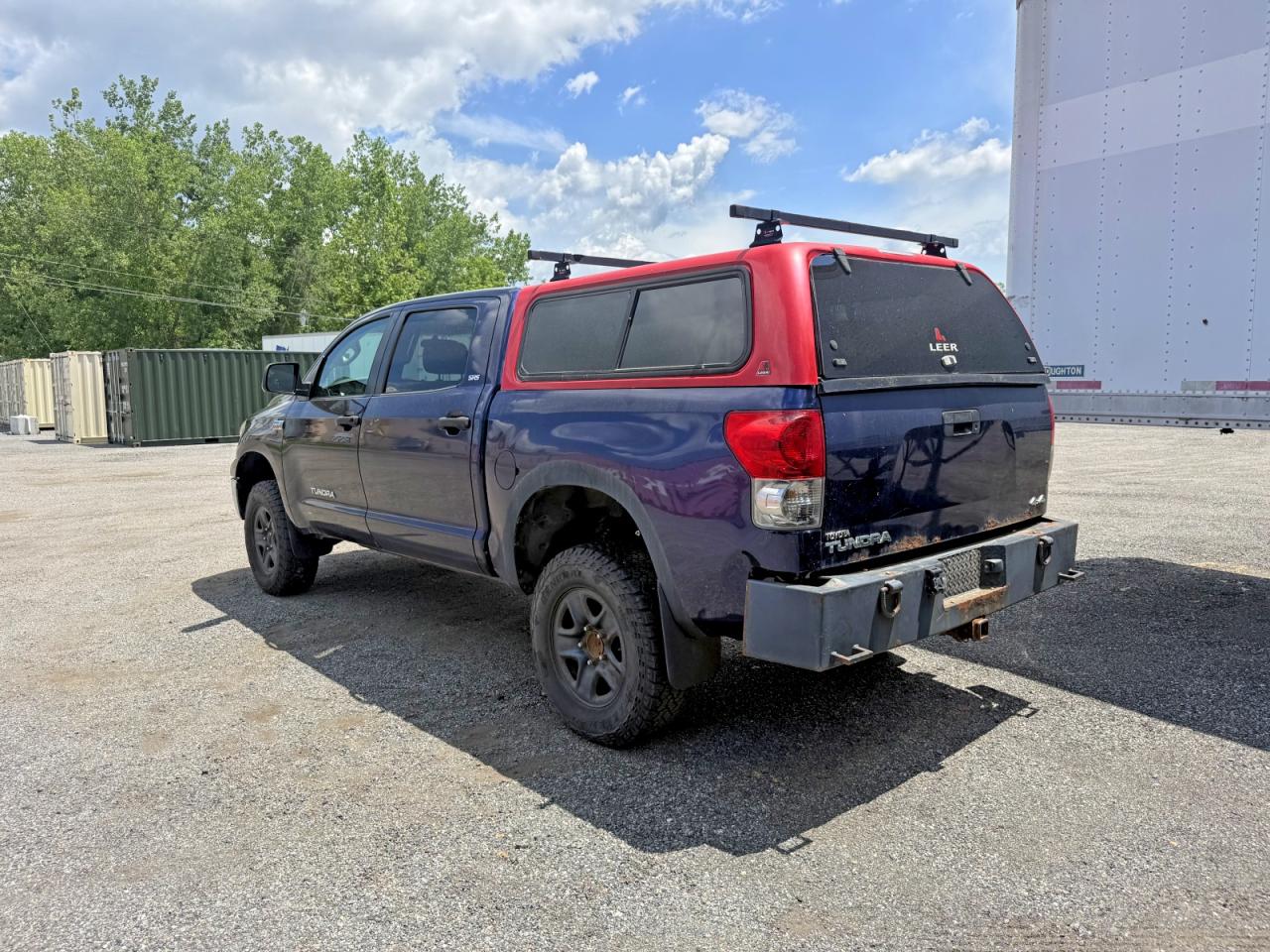 2007 Toyota Tundra Crewmax Sr5 Blue vin: 5TBDV54167S462078