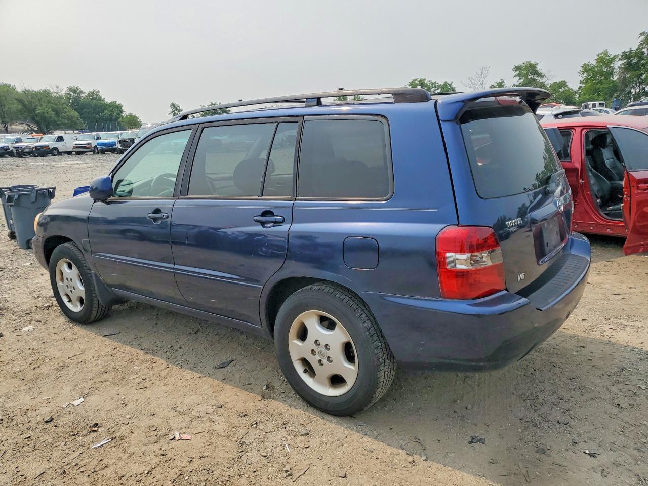 2006 Toyota Highlander Limited Blue vin: JTEDP21A860093838