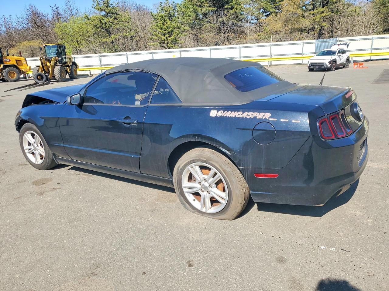 2014 Ford Mustang Black vin: 1ZVBP8EM1E5307036