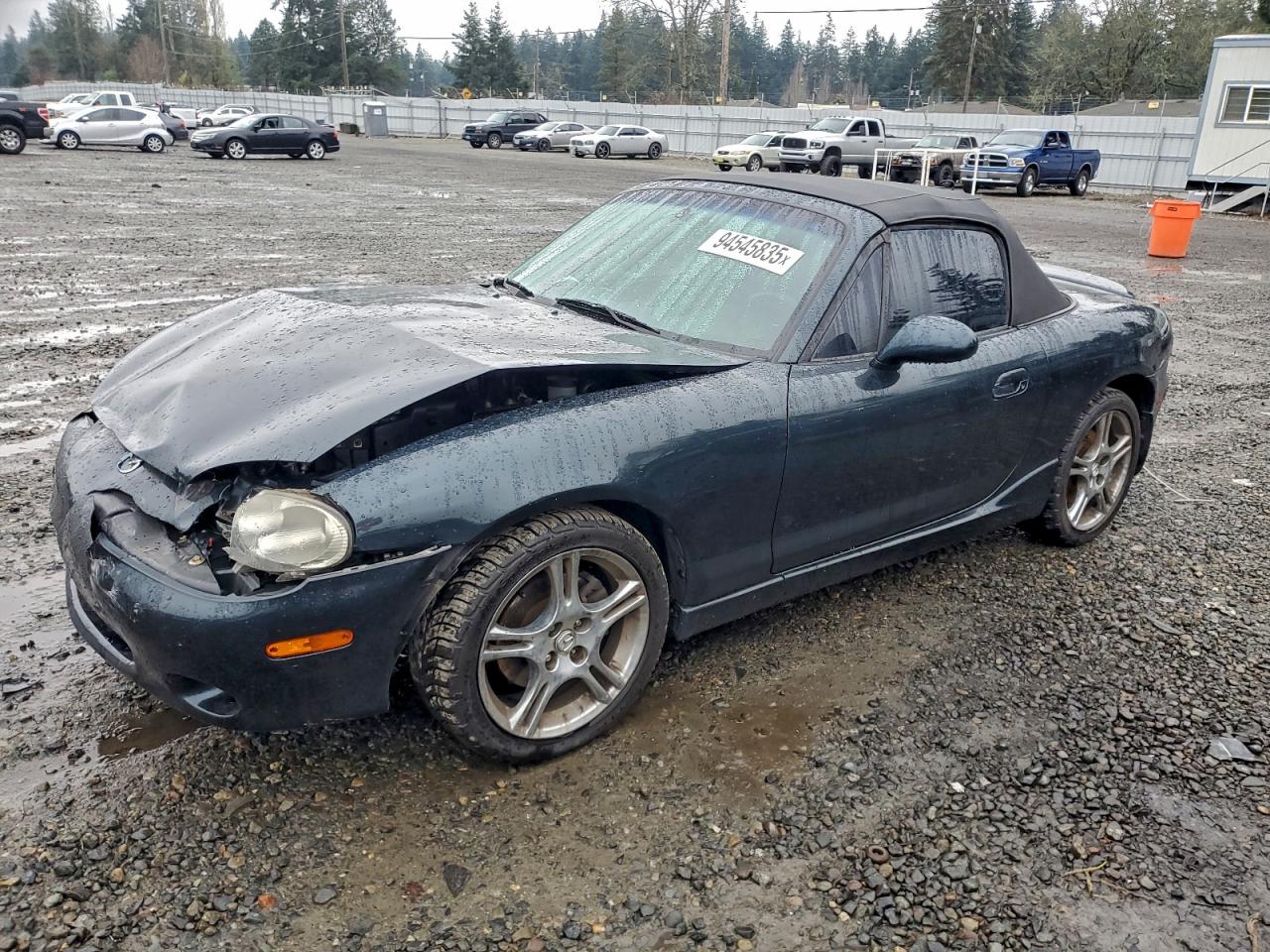 2005 Mazda Mx-5 Miata Base Charcoal vin: JM1NB353750414159