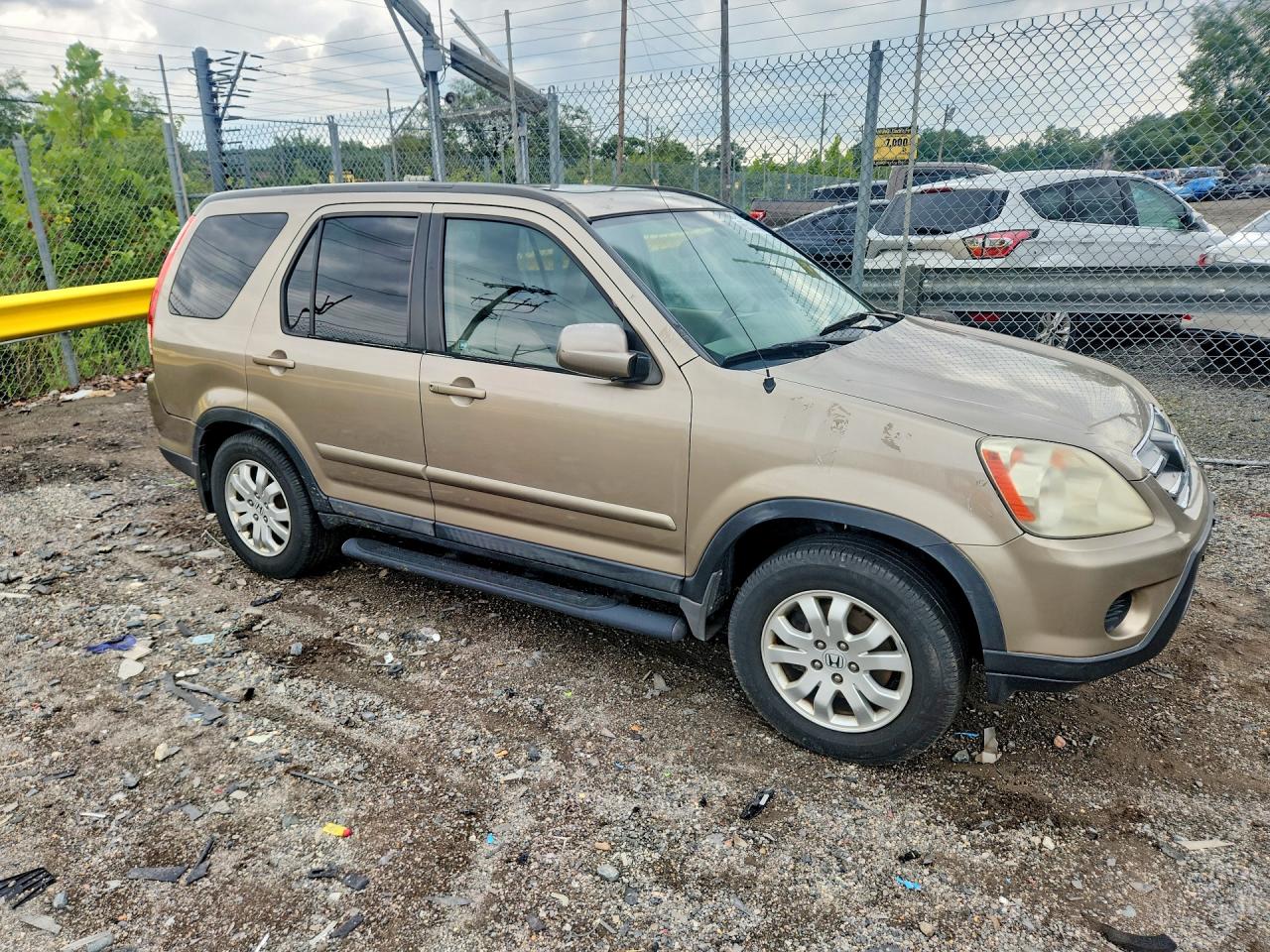2006 Honda Cr-v Se Gold vin: SHSRD78976U422258