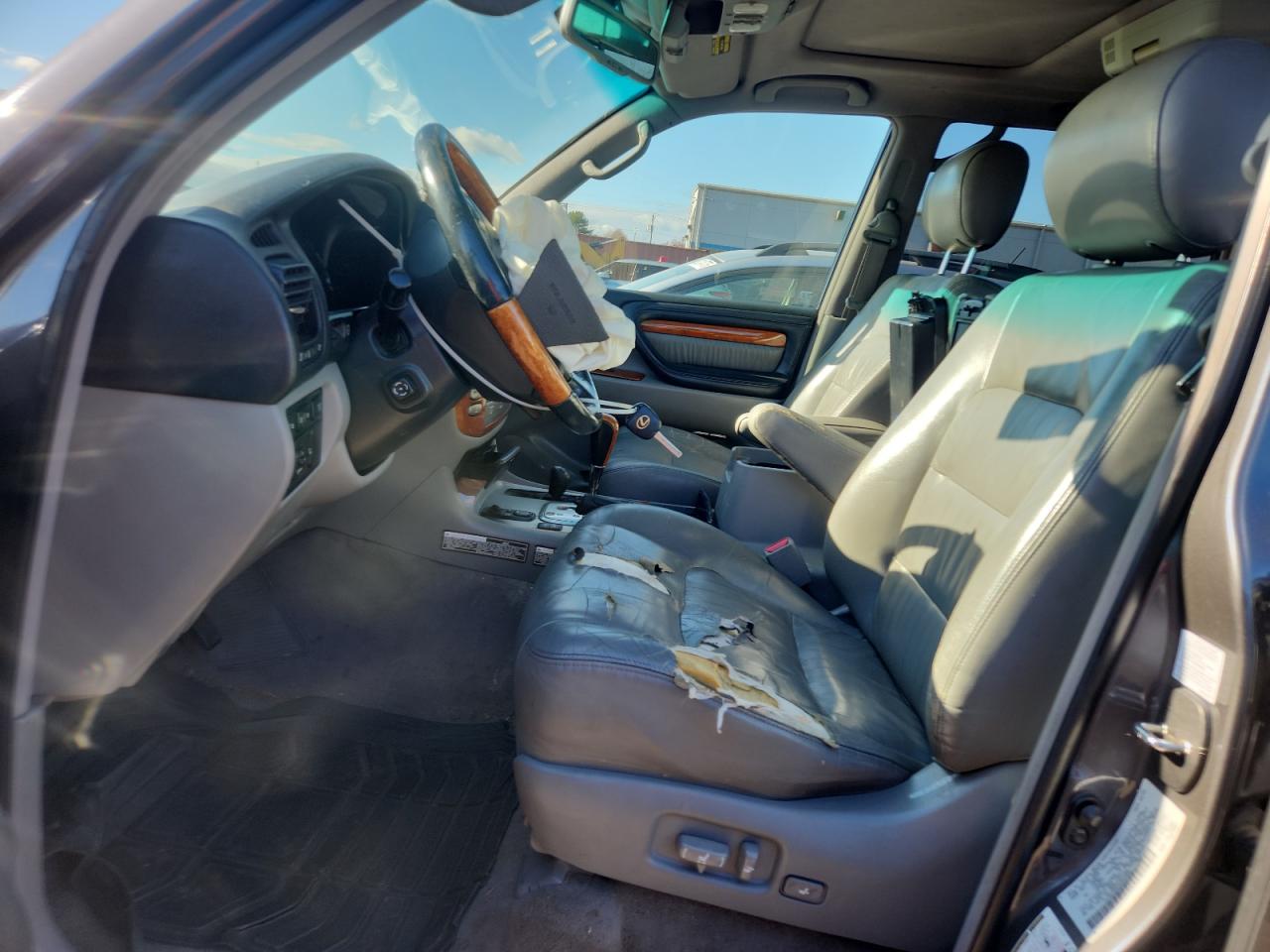 2006 Lexus Lx 470 Gray vin: JTJHT00W164005933