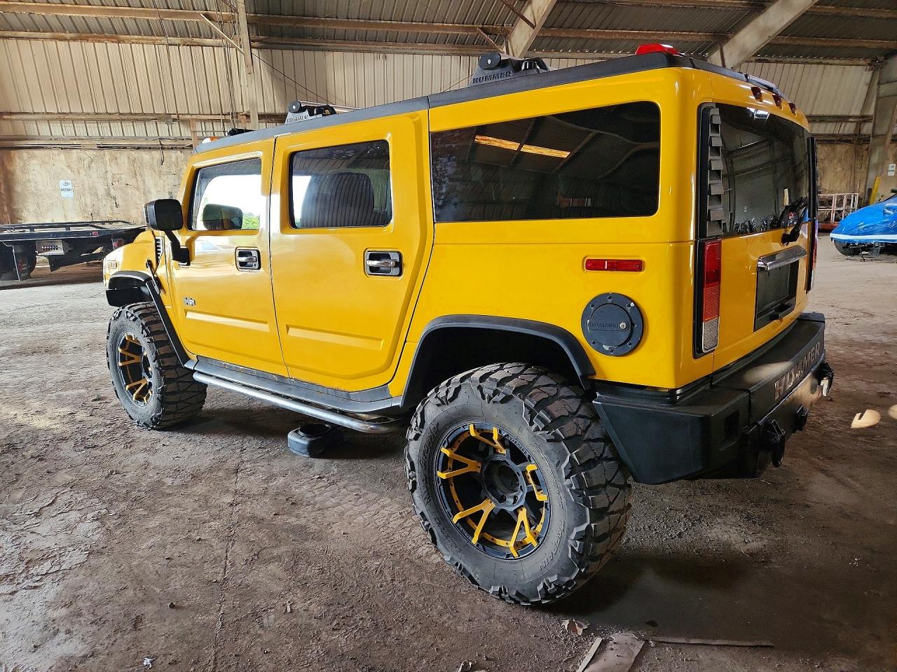 2004 Hummer H2 Желтый vin: 5GRGN23U14H121832