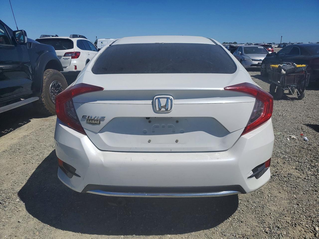 2019 Honda Civic Lx Белый vin: 19XFC2F62KE208898