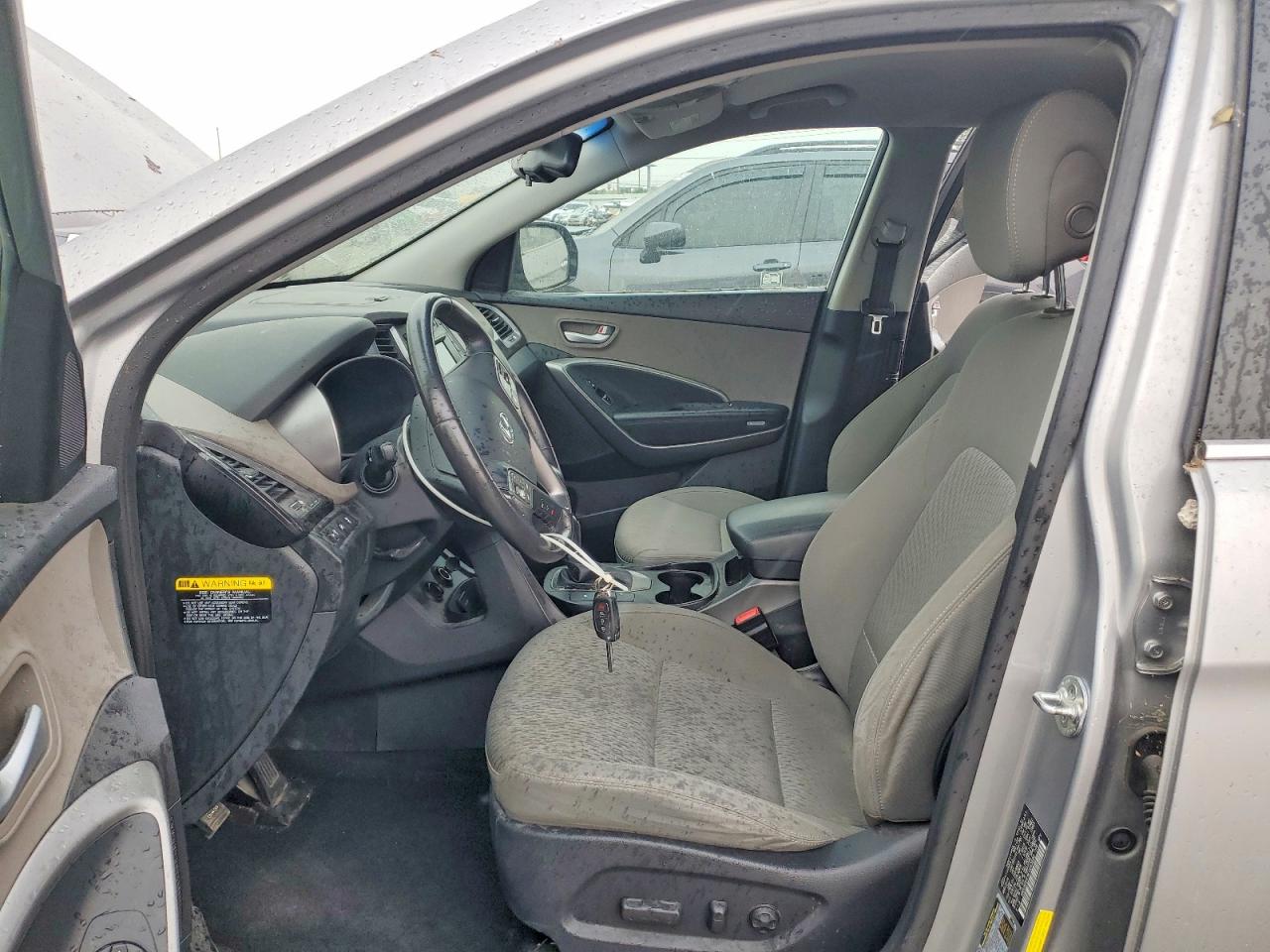 2014 Hyundai Santa Fe Gls Silver vin: KM8SM4HF8EU063680
