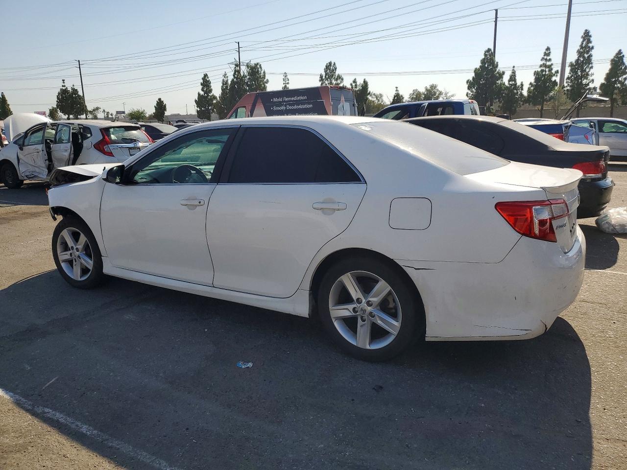 2014 Toyota Camry Se White vin: 4T1BF1FK1EU777305