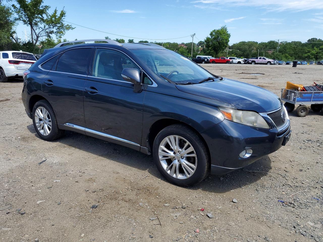 2011 Lexus Rx 450h Charcoal vin: JTJBC1BA6B2042219