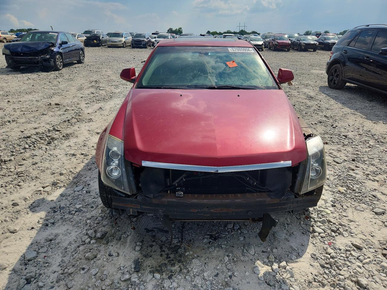 2012 Cadillac Cts Luxury Collection Red vin: 1G6DE5E52C0137663