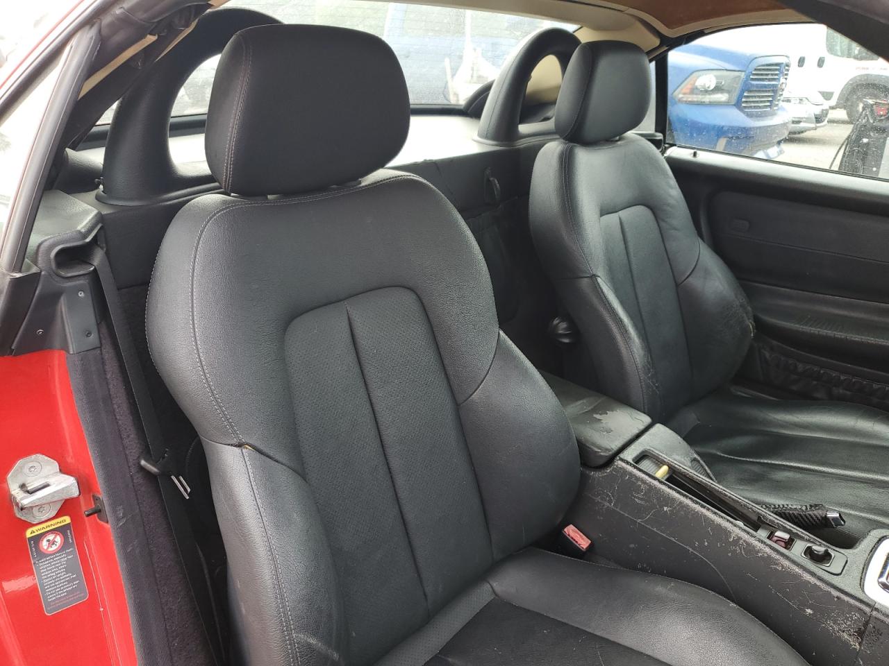 2004 Mercedes-benz Slk 230 Kompressor Red vin: WDBKK49FX4F300311