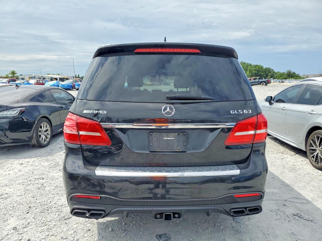 2017 Mercedes-benz Gls 63 Amg 4matic Black vin: 4JGDF7FE2HA773047